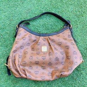 MCM Brown Hobo Bag